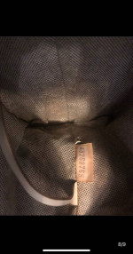 Grey Tan Dooney & Bourke Medium Size Purse