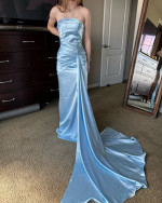 Strapless Mermaid Style Prom Dress (Brand New Never Worn)