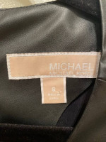 Michael Kors, black leather like shirt