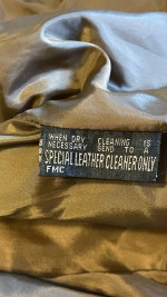 90's First Genuine Leather Mens L Vest