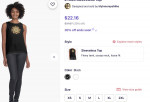 Sleeveless Top - My Original Design - All Sizes Available
