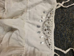 Girls 14 Justice white halter top shirt (peaseant style) Lot 04