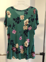 Pretty Green Floral Top
