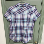 FOREVER 21 Button Down Plaid Top - Size Medium