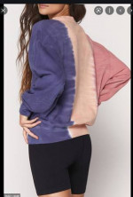 NEW w TAGS $138 Spiritual Gangster Hailey Universe Top Sweatshirt S 6