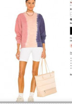NEW w TAGS $138 Spiritual Gangster Hailey Universe Top Sweatshirt S 6