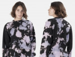 $204 COTTON CITIZEN Milan Sweatshirt Crop Lavendar Blast Crew Top M 8
