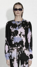 $204 COTTON CITIZEN Milan Sweatshirt Crop Lavendar Blast Crew Top M 8