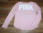 NEW Victoria's Secret PINK Size MED Soft Pink Logo Thermal Top