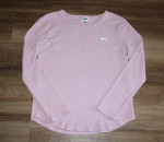 NEW Victoria's Secret PINK Size MED Soft Pink Logo Thermal Top