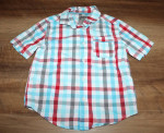 Little Boy SIZE 4 Lucky Brand Graphic Tee and Plaid Button Down Top