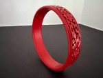 Vintage Cinnebar Bangle Bracelet