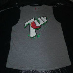7UP 7-Up Soda New Vintage Promo Large L Tank Top T-Shirt