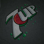 7UP 7-Up Soda New Vintage Promo Large L Tank Top T-Shirt
