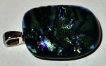 Striking and Colorful Dichroic Glass Pendant