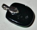 Striking and Colorful Dichroic Glass Pendant
