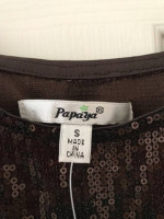 papaya top with tag size S
