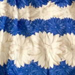 NEW $169 Talbots Daisy Floral Sheath Dress 8 M Sea Blue Skirt Top