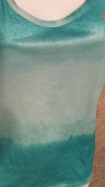 NEW $47 Nike Dri Fit Racerback Tank Athletic S Ombre Top Yoga Running
