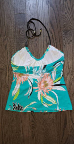 Trina Turk Halter Tankini Top
