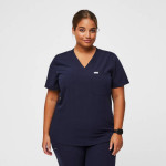 Women’s Navy Figs Scrub Top Sz 2XL NEW