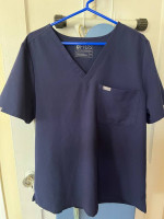 Women’s Navy Figs Scrub Top Sz 2XL NEW