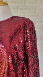 Pink Sequin Top