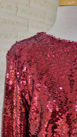 Pink Sequin Top