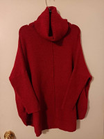 Brand-new, Never Worn XS Red Sweater Top