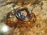 Versace Women's Watch with Gold-Tone Bracelet