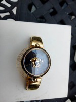 Versace Women's Watch with Gold-Tone Bracelet