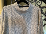 * Nice LOFT Lou & Grey Marled Gray Sweatpants/Top * Cute! Size Large