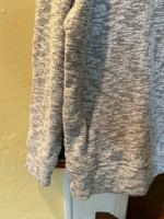 * Nice LOFT Lou & Grey Marled Gray Sweatpants/Top * Cute! Size Large