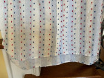 * LOFT Clip Dot Sleeveless Cotton Top - red/blue/white * size L