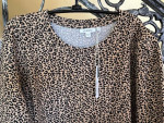 * Chico's Zenergy Animal Print Jacquard Top * New