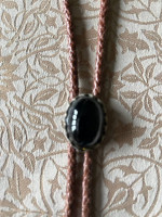 BOLO TIE with Black Onyx Stone.
