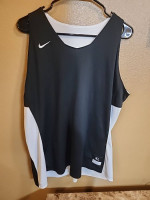 NIKE Reversible Mesh Black White Basketball Tank Top USED Womens XL Size