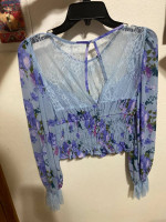 Free people $128 ladies s top blouse NWT