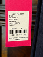 Lilly Pulitzer Kristen Top NWT XL Blue