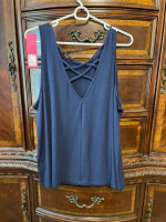 Lilly Pulitzer Kristen Top NWT XL Blue