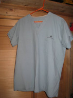 Doctor Nurse Veterinarian Physician EMT Scrub Top, S-M