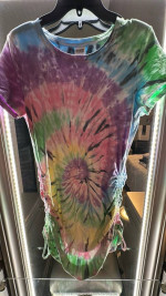 Womans tye dye top