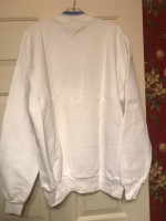 Ladies white snowflake sweatshirt XL NWT
