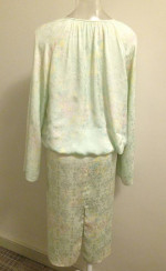 Vintage 1970s Slinky Skirt & Top Set