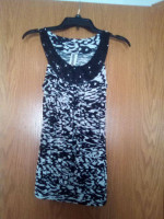Zebra Print Tank Top and Jacket