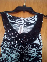 Zebra Print Tank Top and Jacket