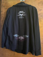 New Gail's Harley Davidson Ladies' Black 2-Piece Top Set