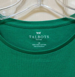 Talbots P/L Pima Cotton Tee Top