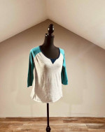 Small Gray & Teal Top