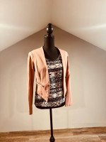Small pink Blazer and Aztec Top Combo